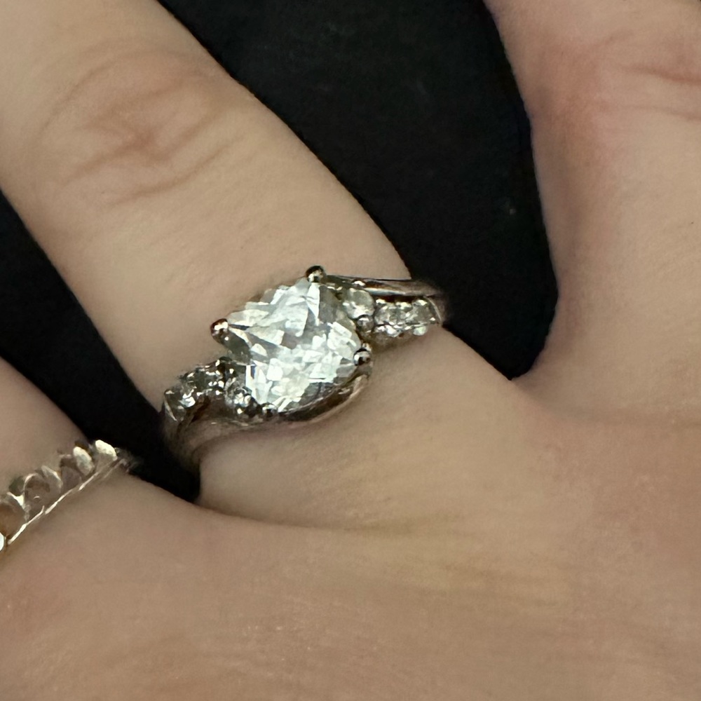 Kay sterling silver engagement ring
